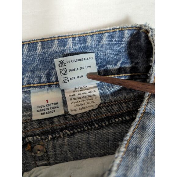 Union Bay Patchwork Jeans Skirt Light wash Sz S See Photos For Measurements - Picture 7 of 13
